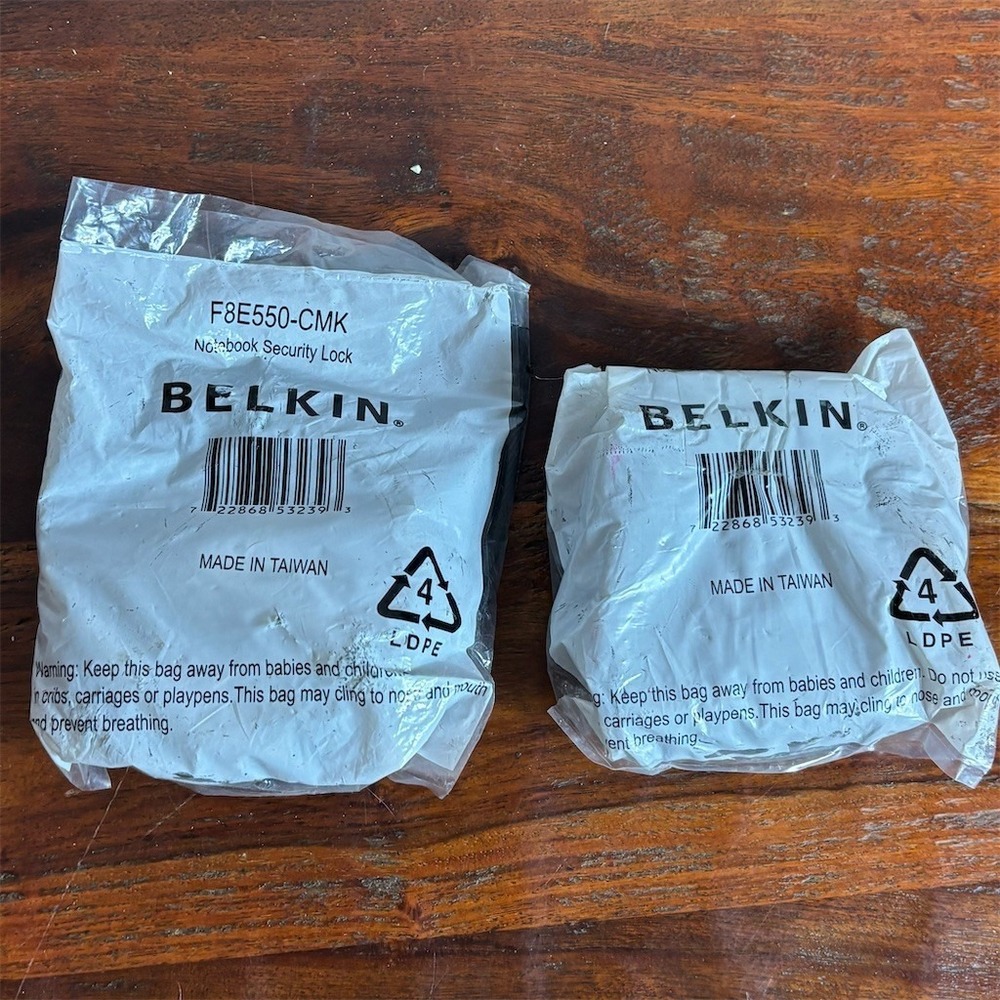 Belkin Notebook Security‎ Lock Cable w/ Keys 2-Pack